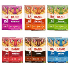 Big BANG, Curry Kit Box ? Serves 48 | 6 Restaurant Quality Curry Flavours | 100% Natural - Gluten-Free, Vegan Friendly | Perfect for Home Cooks