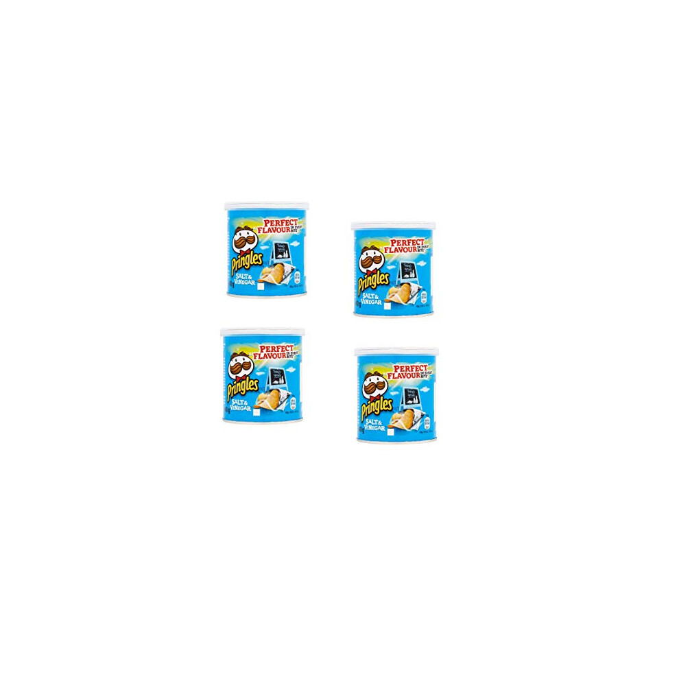 Pringles Salt & Vinegar Pop & Go 40G (Pack Of 12)