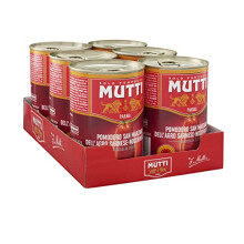 Mutti San Marzano peeled tomatoes, 6x 400g
