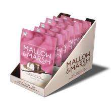 Mallow & Marsh Vanilla Coated in Milk Chocolate Marshmallow Sharing Bag - Multipack ? 6 x 100g