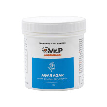 Mr.P Ingredients Agar Agar 500g Powder Vegan Gelatine Replacement Ideal for Jelly Mousse Molecular Gastronomy Gelling Agent Vegan Vegetarian Halal