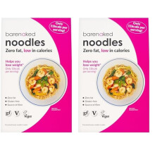Barenaked Konjac Noodles, 2 x 250g Multipack, Easy to Cook, Low Calorie and Low carb Alternative to Noodles, Gluten Free, high in Fibre (Pack of 2)