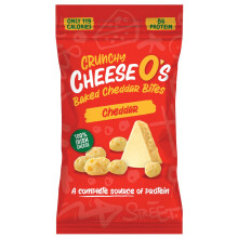 CheeseO's Crunchy Baked Cheddar Bites - Keto Snacks - High-Protein Cheese Snacks - Cheddar Multipack 10x20g - Low Carb -Gluten Free - Vegetarian