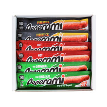 Peperami - Mixed Flavour Case - Smoked Pork Salami Sausage - Box of 24 x 22.5 Grams
