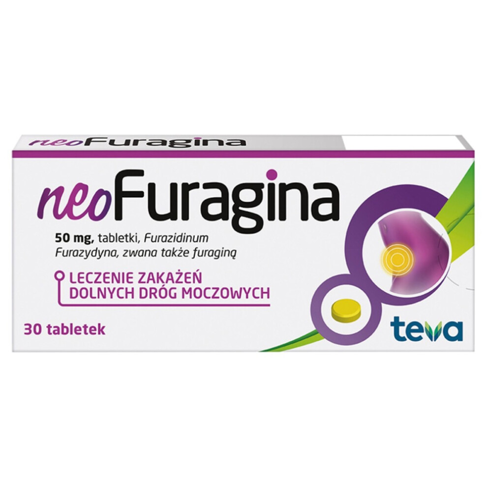 Teva Neofuragina Infection Of The Lower Urinary Tract Bladder Pain 30 Tablets