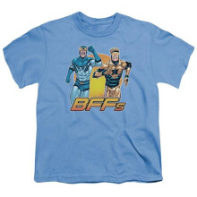 Trevco Sportswear JLA695-KT-2 JLA Booster Beetle BFF Youth Short Sleeve T-Shirt, Carolina Blue - Extra Small