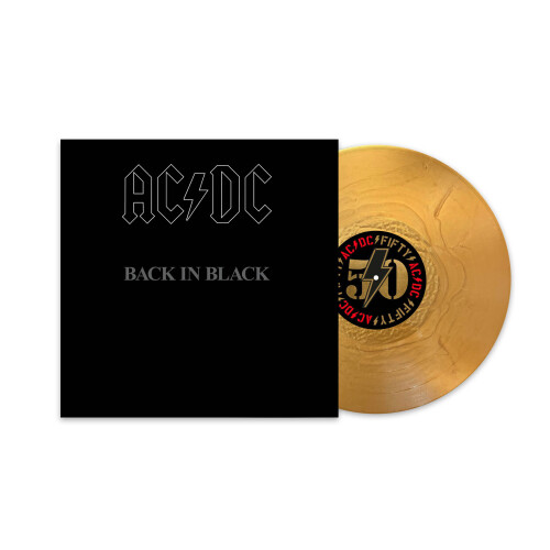 AC/DC 'Back In Black' (50th Anniversary) LP Gold Vinyl
