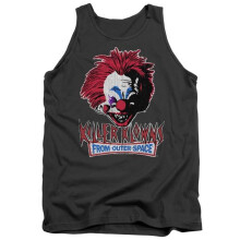 Trevco Sportswear MGM331-TK-4 Killer Klowns From Outer Space Rough Clown Adult Tank Top, Charcoal - Extra Large