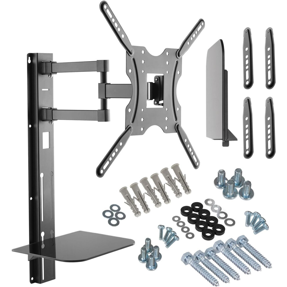 MC-772 TV Wall Bracket Holder Mount Shelf DVD Xbox PS4 PS5 LCD LED 32 "- 55