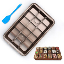 Tigaie cu brownie Mysenlan cu divizori din o?el carbon de copt de copt tigaie de coacere tigaie de coacere