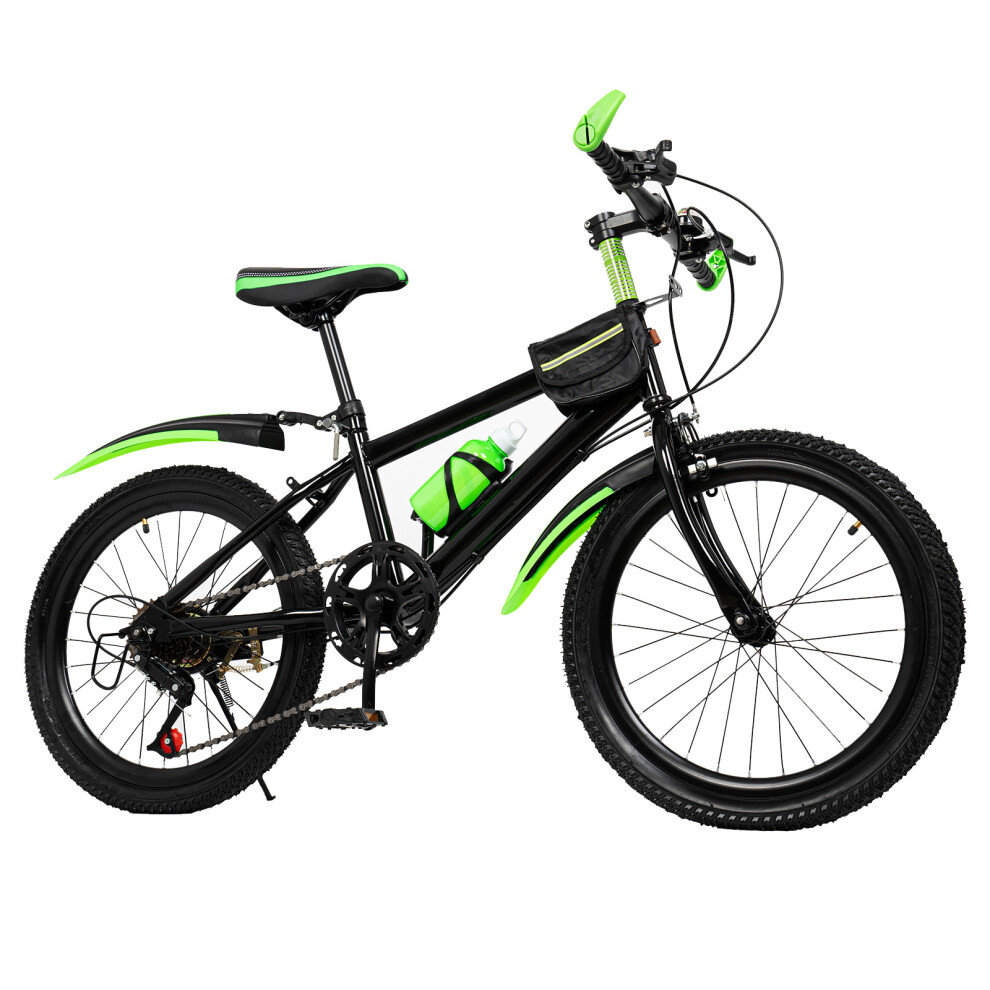 (20-Inch 7-Speed Green Kids' Mountain Bike) 20-Inch 7-Speed Kids' Mountain Bike-image-OPC-PGDB22B-NEW