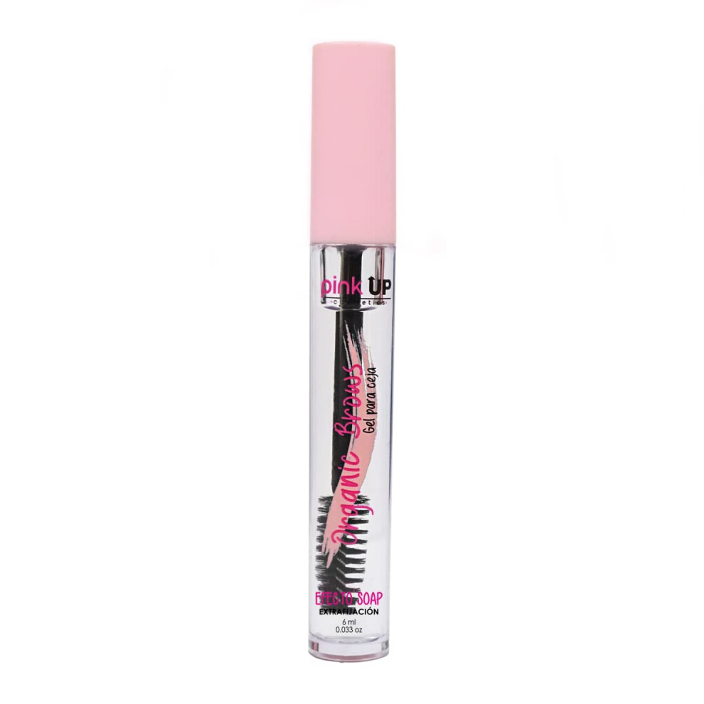 Pink Up | Organic Brows | Gel Trasparente Per Pettinare Le Sopracciglia | Fornisce Definizione E Volume | Massima Fissazione | Consistenza Morbida | Gel Per Sopracciglia | Trucco | Mascara | Modello-image
