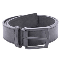 (42in, Black) Duke Mens Ozzy Matte Leather Belt