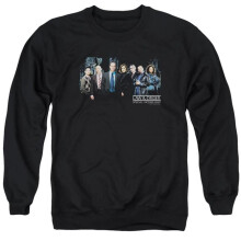 Trevco Sportswear NBC515-AS-1 Law & Order Special Victims Unit Cast Adult Crewneck Sweatshirt, Black - Small