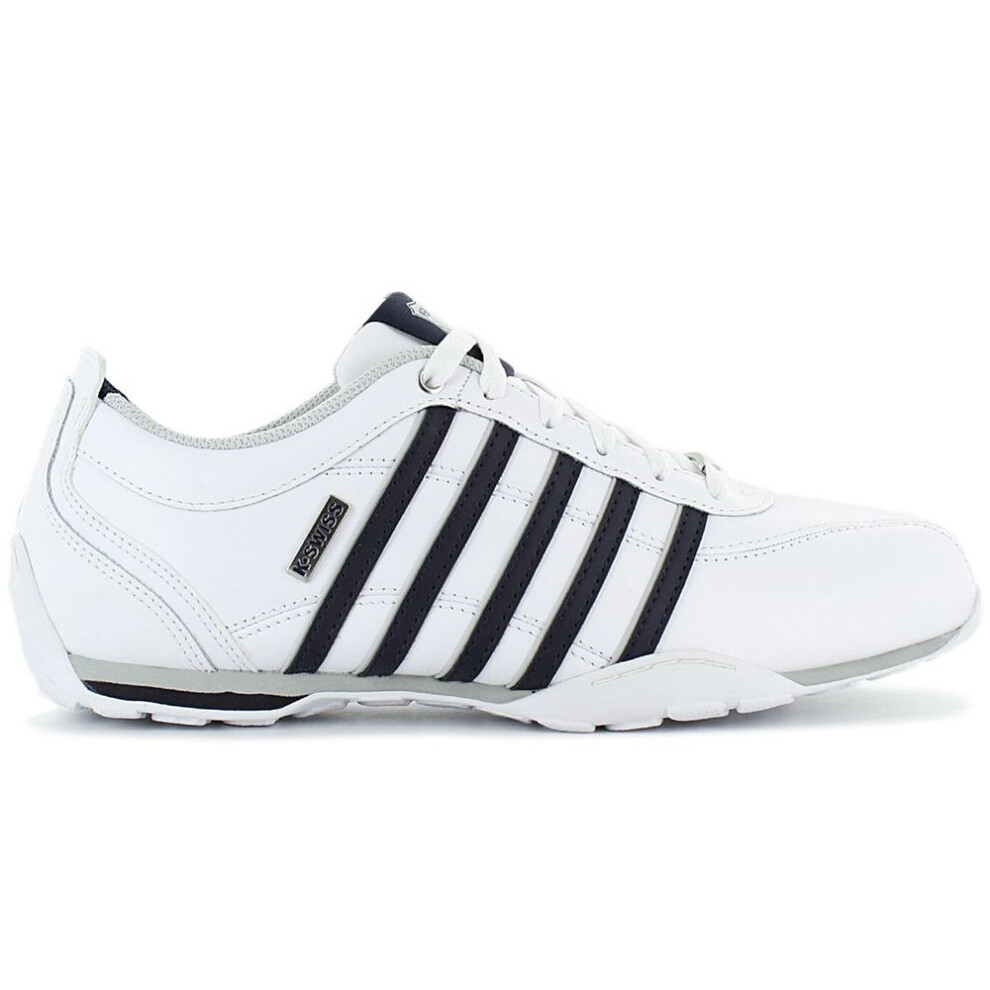 K-Swiss (White, Eu 49 Uk 13) Arvee 1.5 Leather - Herren Sneakers Schuhe Leder Weiß 02453-900-M Original