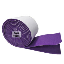 2 Rollen Klebefilz, 10,2 cm x 249,9 cm, selbstklebende Filzrolle zum Basteln, Filzstreifen mit selbstklebender Rckseite, groe Gre, dnne Filzpads