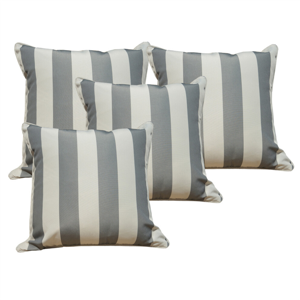 Abrihome Outdoor Waterproof Garden Cushion Covers, Set of 4
