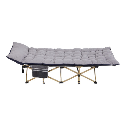Living And Home Foldable Camping Bed with Mattress 2