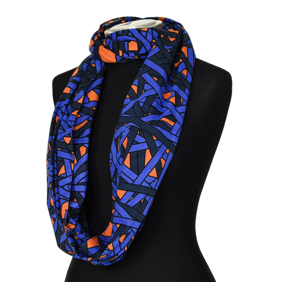 (lilac, TU) Braga Para Cara Y Cuello Infinito Estampado Tejido Ligero 60800 Unisex