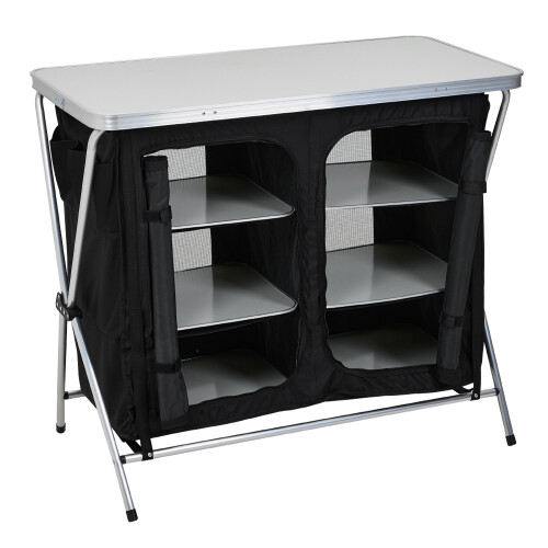 Living And Home 6-tier Portable Aluminium Alloy Camping table 2