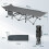 (Grey) Adults Side Outdoor Portable Sleeping Bed 6
