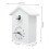 White Cuckoo Wall Clock with Window Chiming 2