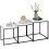 Homcom HOMCOM Nesting Coffee Tables Set of 3 Stacking Sofa Side Tables White 8