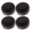(PACK OF 50) Taskar 19mm Hex Tek Roofing Screw Cover Caps Black 4