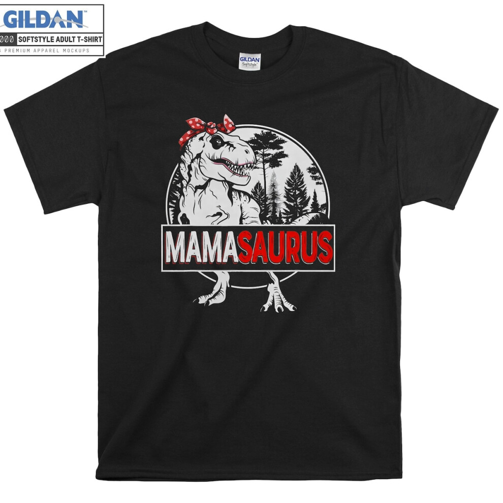 (XXXL) Mamasaurus Mommy Dinosaur T-Rex T-shirt
