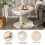 Costway 2-Tier Cat Tree Cat Tower Kitten Activity Center With Cozy Cat Bed 4