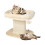 Costway 2-Tier Cat Tree Cat Tower Kitten Activity Center With Cozy Cat Bed 1