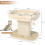 Costway 2-Tier Cat Tree Cat Tower Kitten Activity Center With Cozy Cat Bed 2