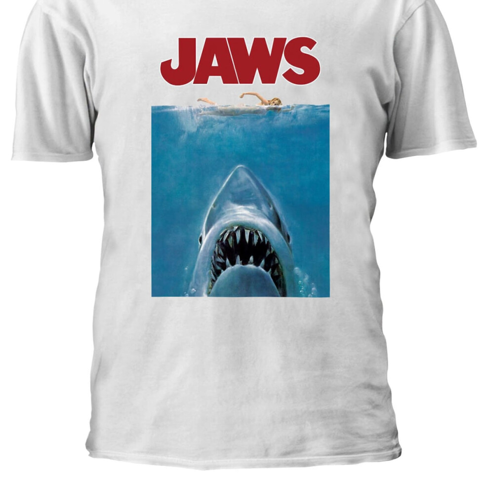 (XL) Jaws Movie Poster Cool T shirt Hoodie Tote Bag Hoody T-shirt