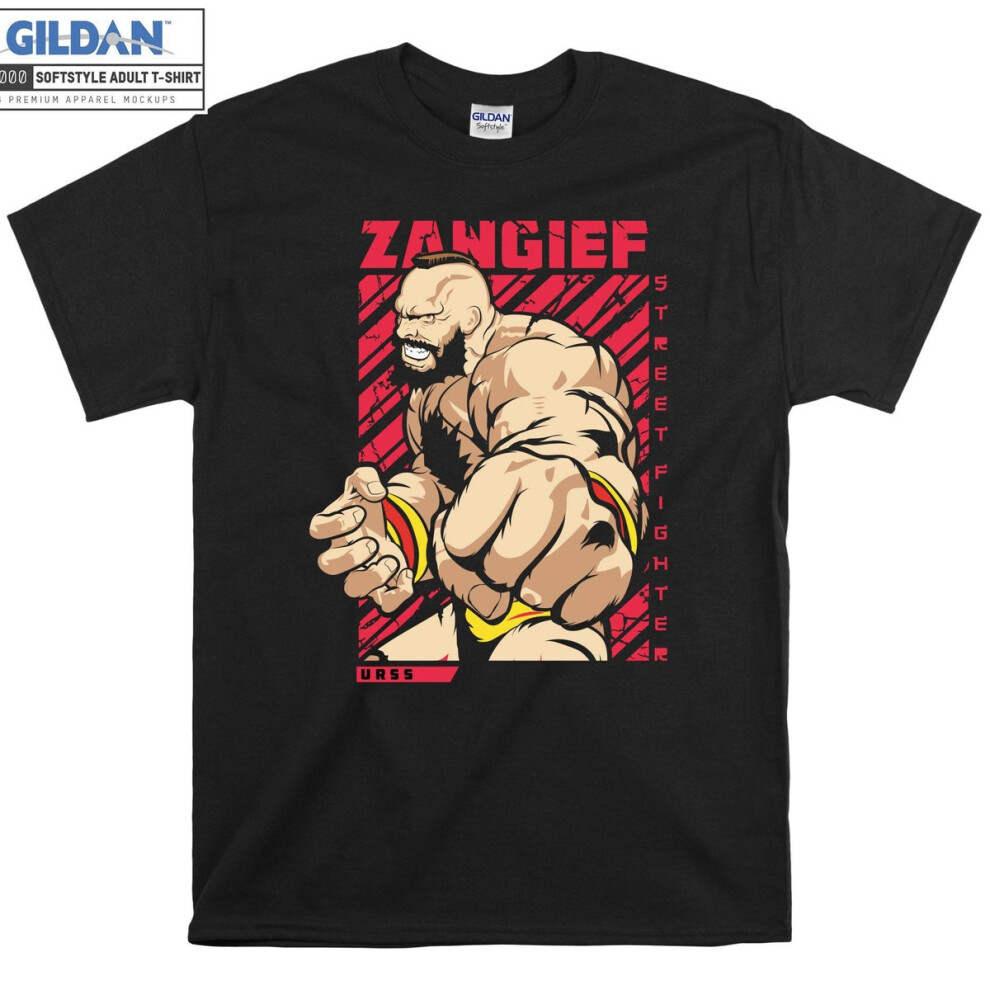 Gildan (L) Street Fighter Zangief T-Shirt Men's