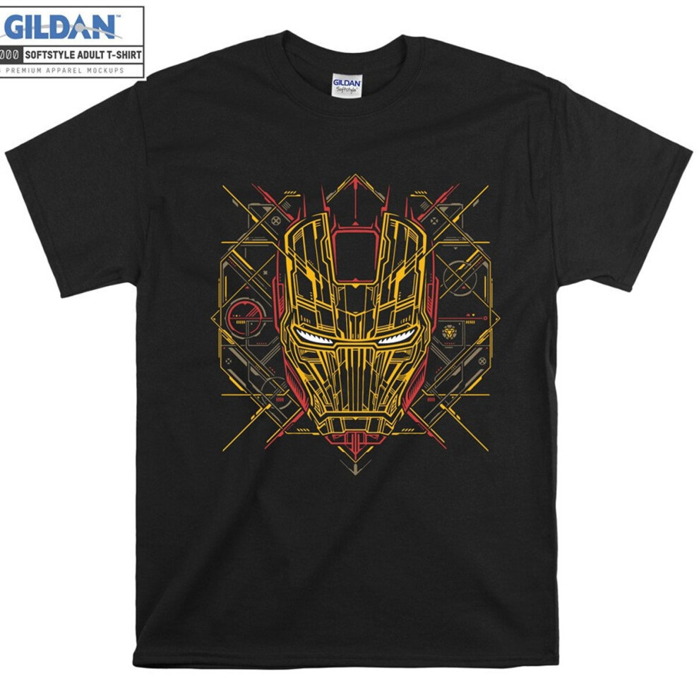(M) Marvel Iron Man Superhero Comics Avengers T shirt T-shirt  Oversized Men Women Unis