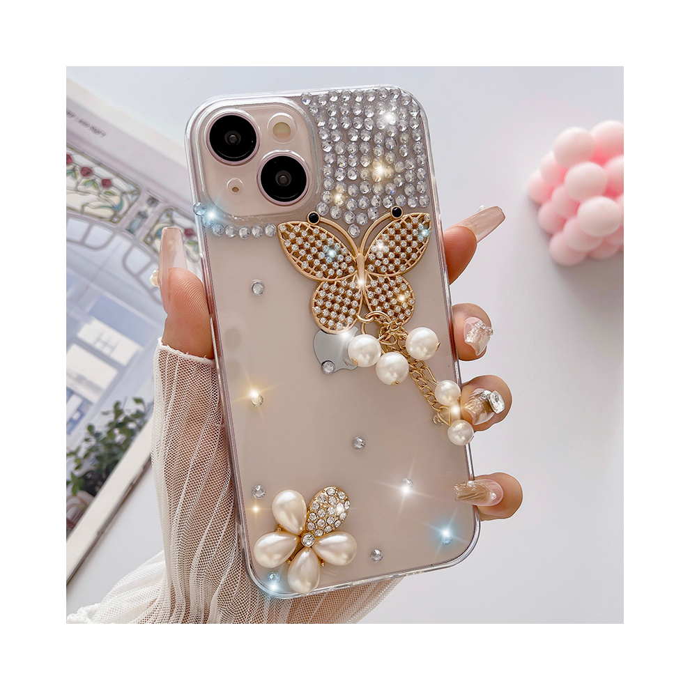 (Butterfly, Mi 10C) Glitter Handwork Shine Luxury Case For Xiaomi Red 967854497519