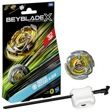 Beyblade X Arrow Wizard 4-80B Starter Pack Set med udholdenhedstype Højre-spinning Top og Launcher; Kæmper med toplegetøj for 8 år gamle drenge o