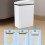 Intelligent Trash Can Home Waste Bin Induction Garbage Bucket Electric USB Charging Sensor Automatic For Kitchen Bathroom 7