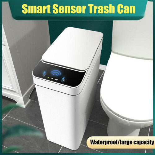 Intelligent Trash Can Home Waste Bin Induction Garbage Bucket Electric USB Charging Sensor Automatic For Kitchen Bathroom
