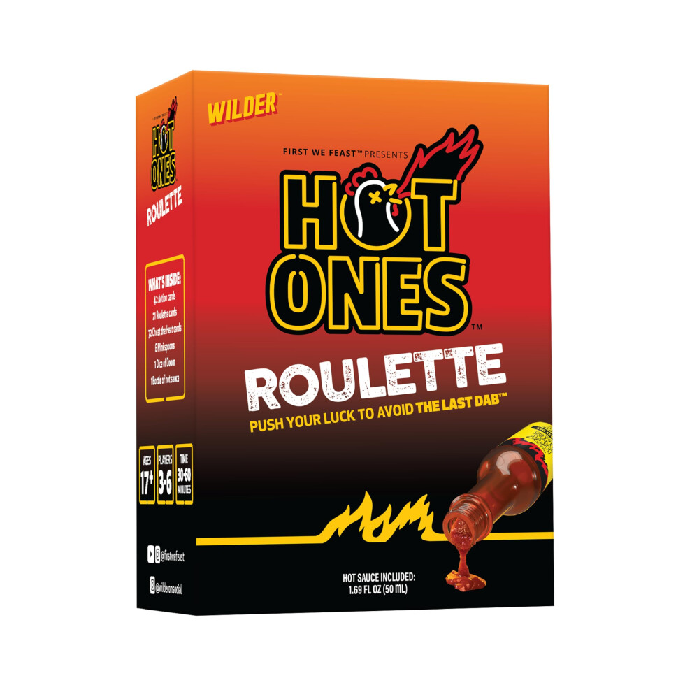 Wilder Hot Ones Roulette - Salsa Piccante Inclusa - Un Gioco Di Festa Push Your Luck-image