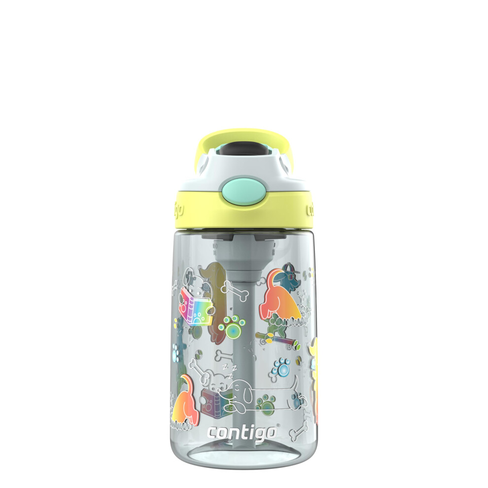 Contigo Kids Water Bottle with Redesigned AUTOSPOUT Straw  14 oz