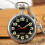 Manual Mechanical Pocket Watch with Luminous Digital Face 1