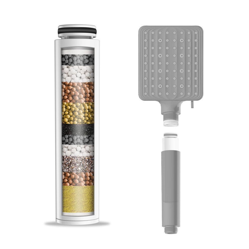 Shower Head Filter For Handheld Shower Head 1 Pack Replacement Water Softener Filters For Hard Water Remove Chlorine And Harm 644097985231