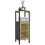 Homcom HOMCOM Bathroom Floor Cabinet Bathroom Cupboard with Adjustable Shelf, Black 6
