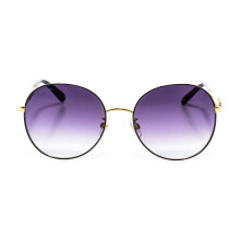 (black, TU) Gafas De Sol Redondas De Metal Sk0244-k Para Mujer
