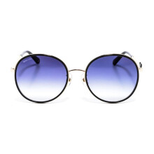 (black, TU) Gafas De Sol Redondas De Metal  Sk0252-k Para Mujer