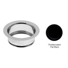 Westbrass D208-62 In-Sink-Erator Disposal Flange - Powder Coat Flat Black