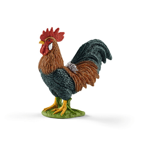 Schleich Schleich Farm World, Ρεαλιστικά Ζώα Γεωργίας, Φιγούρα Κόκορα, Ηλικίες 3+