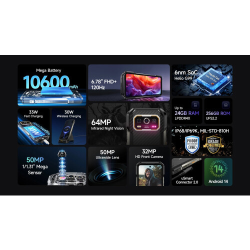 Ulefone Ulefone Armor 27 4G Rugged Smartphone 12GB+256GB 1