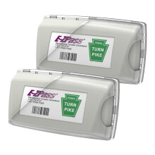 Zeyitian 2 Pack Ez Pass Holder med Super Strong Suction Cups fr vindrutan. EzPass Holder Toll Pass Transponder Ipass Holder